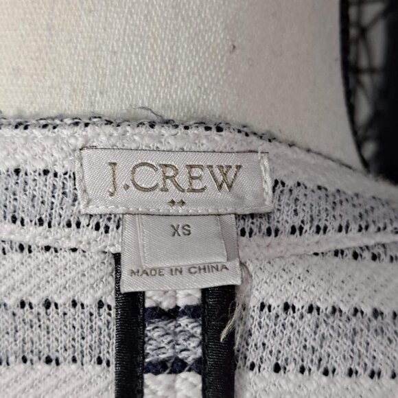 J Crew Tweed Skirt and Jacket Cream/Gray/Black Stripes - Picture 15 of 16